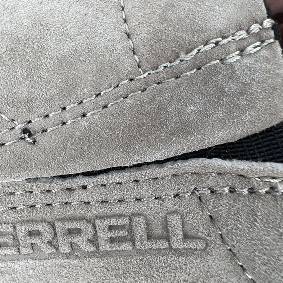 MERRELL JUNGLE MOC MENS Size 10M CLASSIC TAUPE SUEDE SLIP-ON TRAIL SHOE - Picture 5 of 11